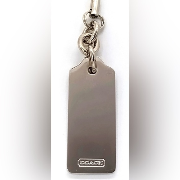 COACH Vintage Lanyard Diamond Keychain FOB Purse Charm - Last - Picture 4 of 4